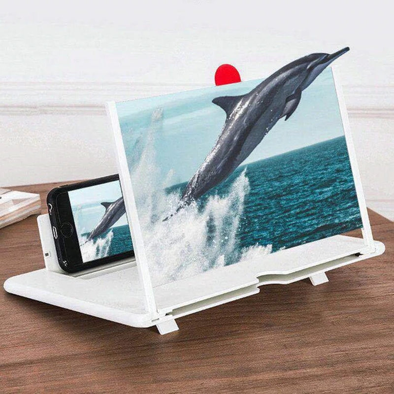 3D PHONE MAGNIFIER PROJECTOR, WATCH MOVIES AND VIDEOS ON BIGGER SCREEN FROM JUST YOUR PHONE