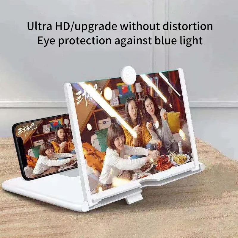 3D PHONE MAGNIFIER PROJECTOR, WATCH MOVIES AND VIDEOS ON BIGGER SCREEN FROM JUST YOUR PHONE