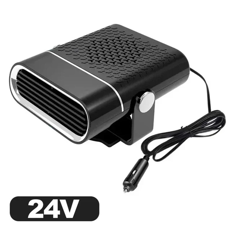 Car Heater Fan 200W 12V/24V Car Heater Electric Cooling Heating Auto Windshield Defroster Defogging Demister Car Anti-Fog Heater