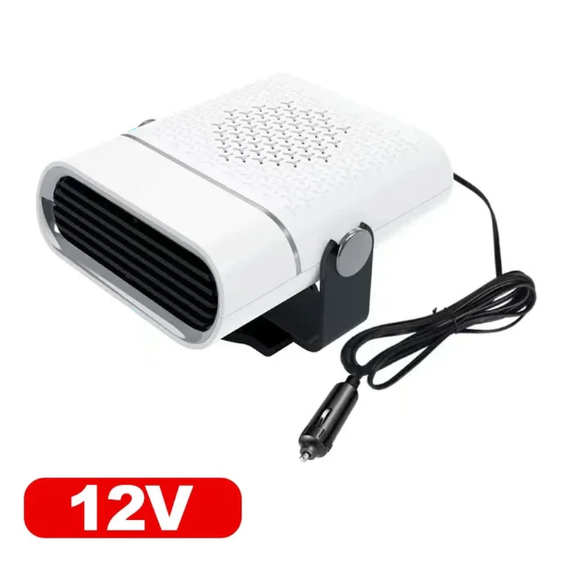 Car Heater Fan 200W 12V/24V Car Heater Electric Cooling Heating Auto Windshield Defroster Defogging Demister Car Anti-Fog Heater