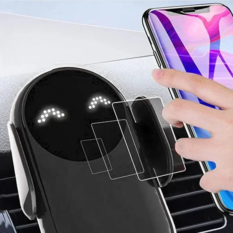 Automatic Clamping Car Wireless Charger for iPhone and Android